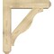 Ekena Millwork Funston Craftsman Rough Sawn Bracket w/ Offset Brace, Douglas Fir, 8"W x 36"D x 40"H BKT0806X36X40FST04RDF - alternate 2